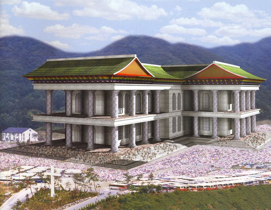 천진암대성당 조감도